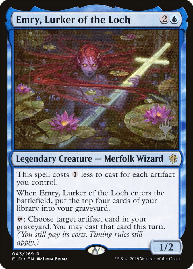 Emry, Lurker of the Loch (Promo Pack) [Throne of Eldraine Promos] | Kessel Run Games Inc. 