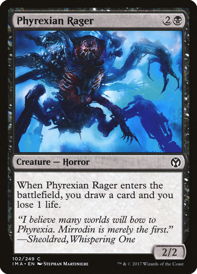 Phyrexian Rager [Iconic Masters] | Kessel Run Games Inc. 