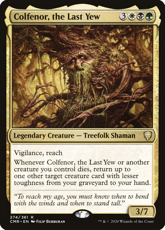 Colfenor, the Last Yew [Commander Legends] | Kessel Run Games Inc. 