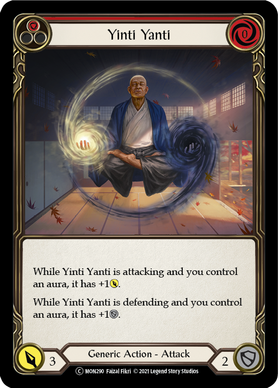 Yinti Yanti (Red) [U-MON290-RF] (Monarch Unlimited)  Unlimited Rainbow Foil | Kessel Run Games Inc. 