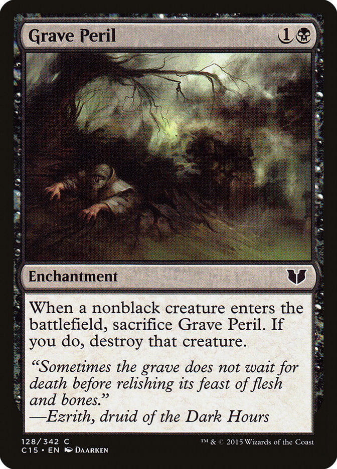 Grave Peril [Commander 2015] | Kessel Run Games Inc. 