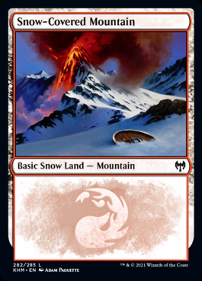 Snow-Covered Mountain (282) [Kaldheim] | Kessel Run Games Inc. 