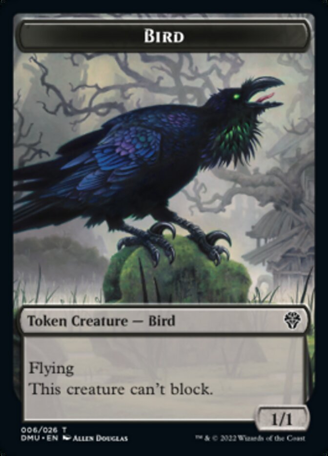 Bird Token (006) [Dominaria United Tokens] | Kessel Run Games Inc. 