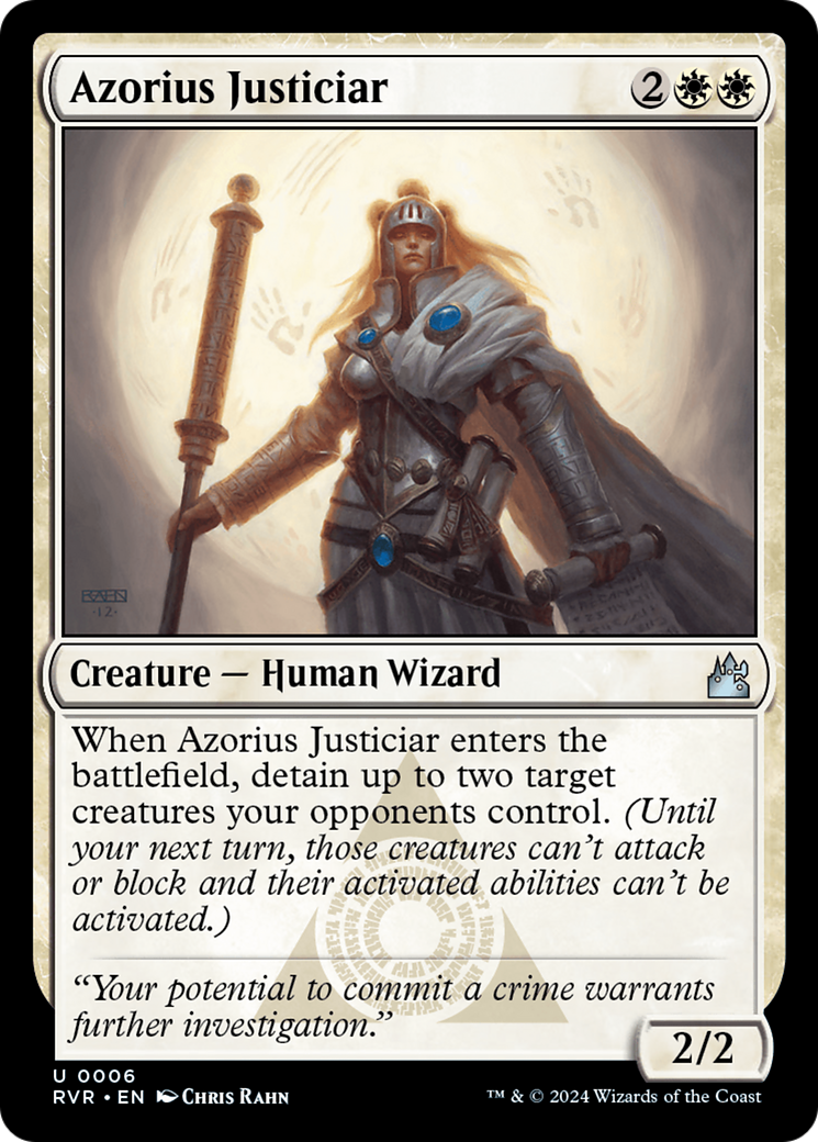 Azorius Justiciar [Ravnica Remastered] | Kessel Run Games Inc. 