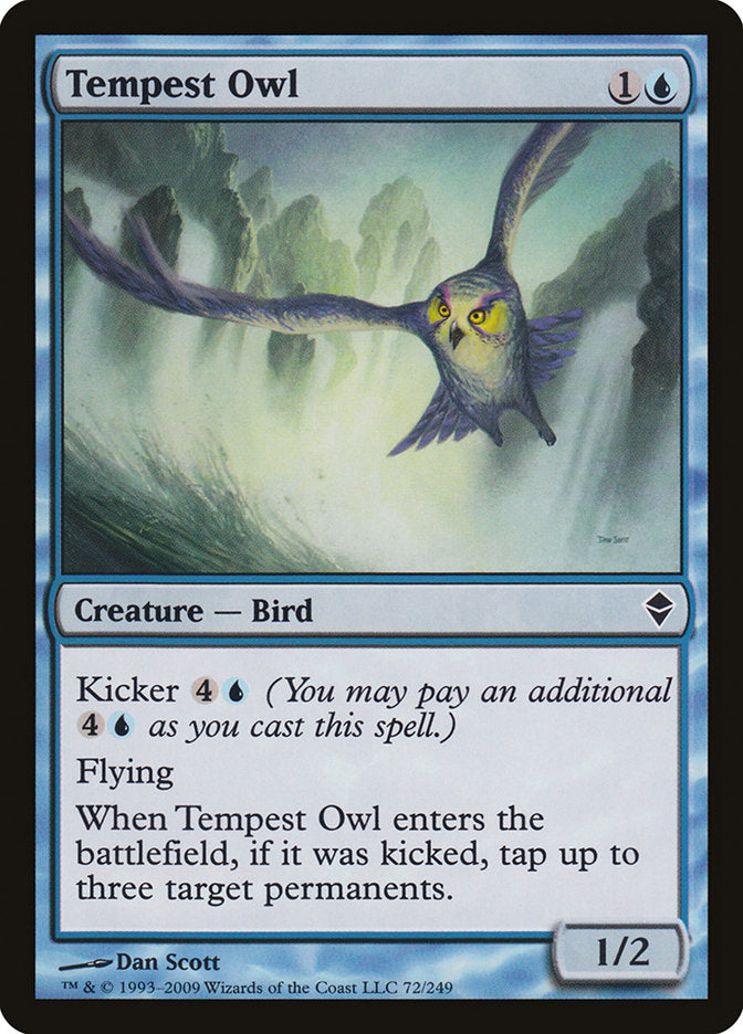 Tempest Owl [Zendikar] | Kessel Run Games Inc. 