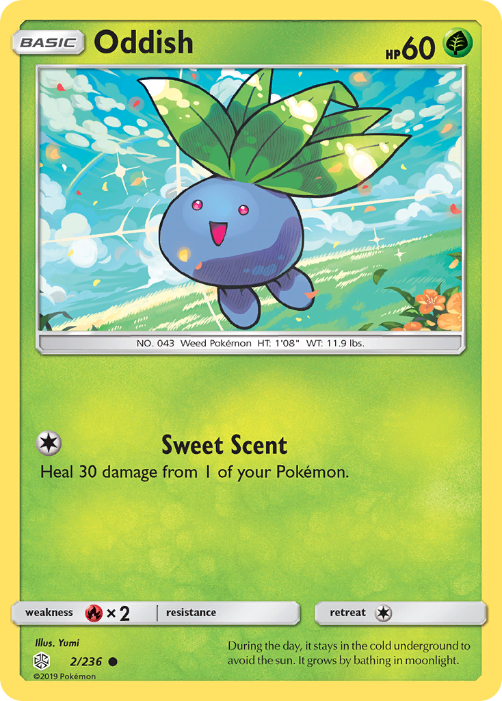 Oddish (2/236) [Sun & Moon: Cosmic Eclipse] | Kessel Run Games Inc. 