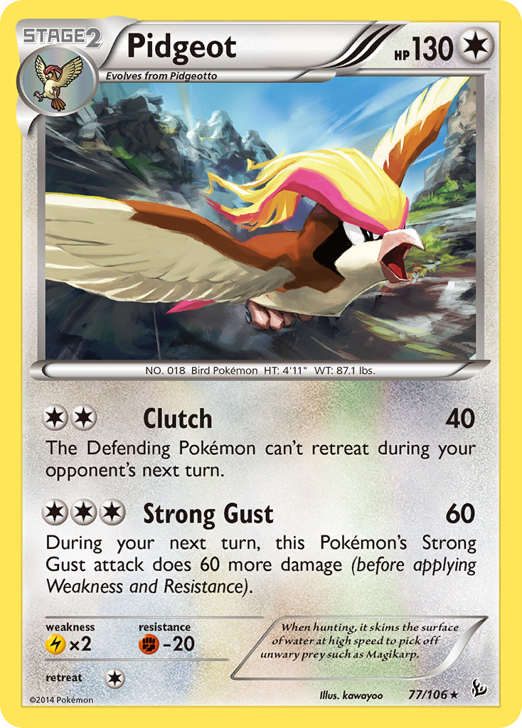 Pidgeot (77/106) [XY: Flashfire] | Kessel Run Games Inc. 