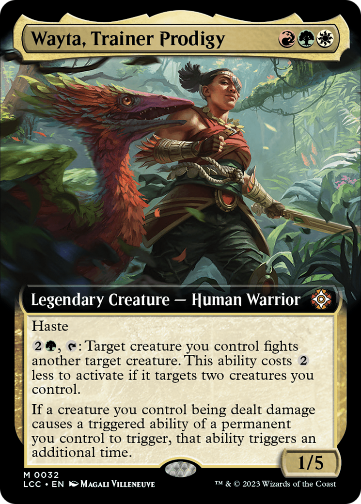 Wayta, Trainer Prodigy (Extended Art) [The Lost Caverns of Ixalan Commander] | Kessel Run Games Inc. 