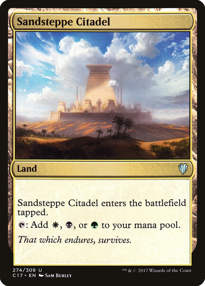 Sandsteppe Citadel [Commander 2017] | Kessel Run Games Inc. 