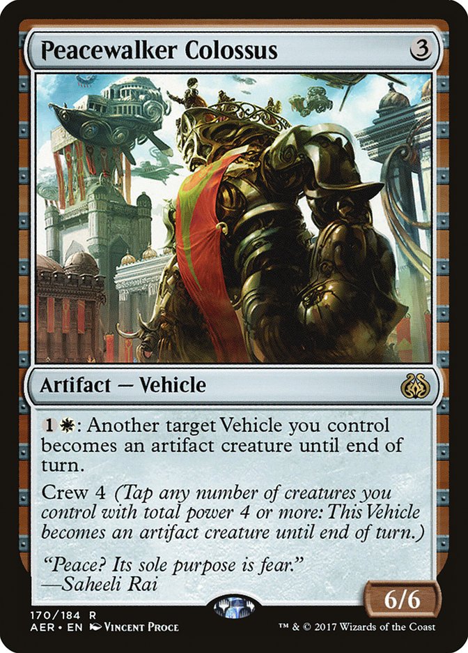 Peacewalker Colossus [Aether Revolt] | Kessel Run Games Inc. 