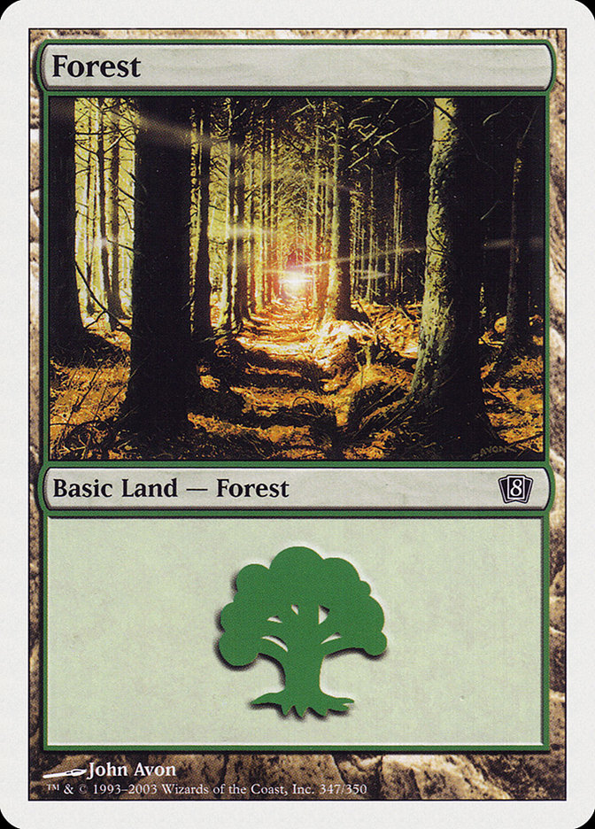 Forest (347) [Eighth Edition] | Kessel Run Games Inc. 