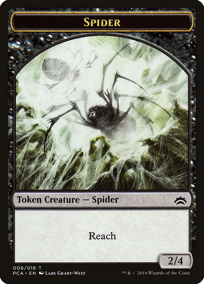 Spider // Saproling Double-Sided Token [Planechase Anthology Tokens] | Kessel Run Games Inc. 