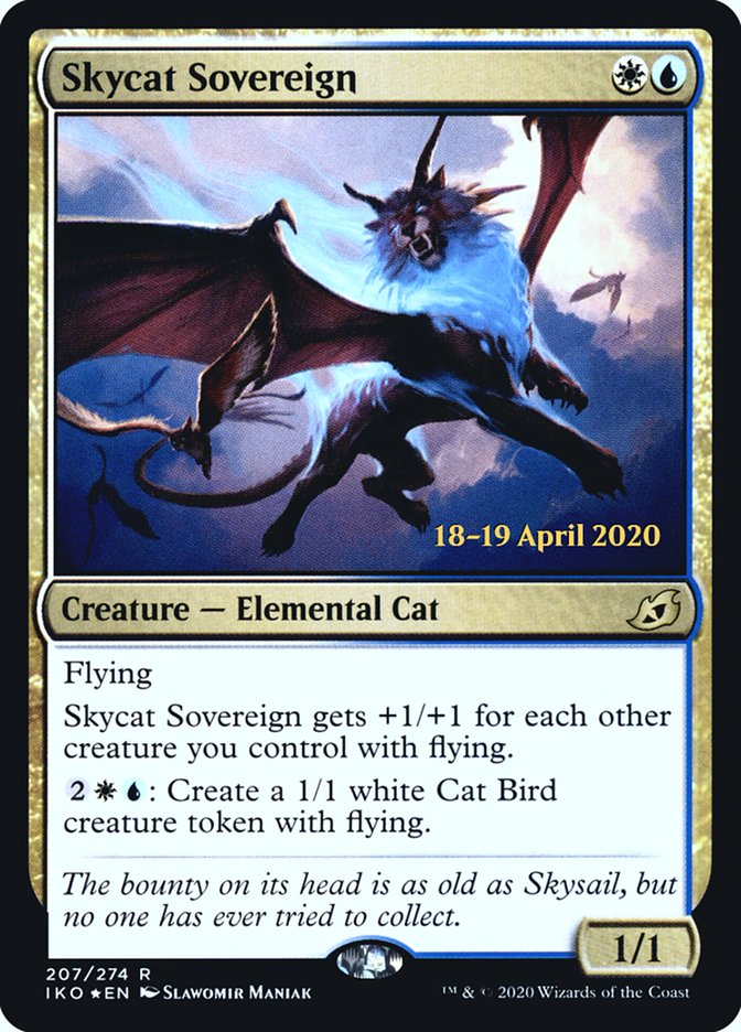 Skycat Sovereign [Ikoria: Lair of Behemoths Prerelease Promos] | Kessel Run Games Inc. 
