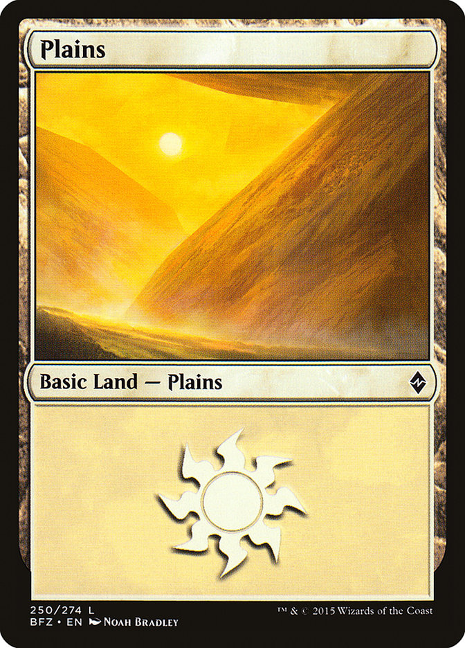 Plains (250) [Battle for Zendikar] | Kessel Run Games Inc. 