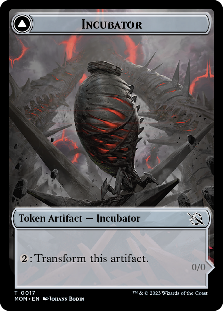 Incubator // Phyrexian (17) Double-Sided Token [March of the Machine Tokens] | Kessel Run Games Inc. 