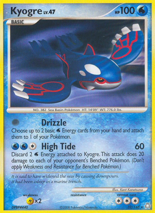 Kyogre (32/146) [Diamond & Pearl: Legends Awakened] | Kessel Run Games Inc. 