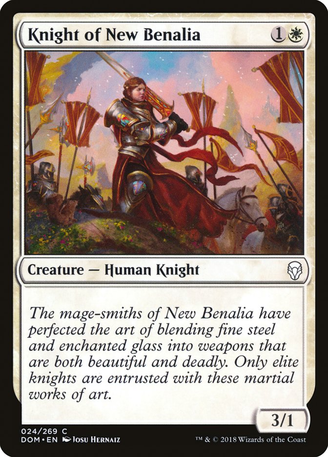 Knight of New Benalia [Dominaria] | Kessel Run Games Inc. 