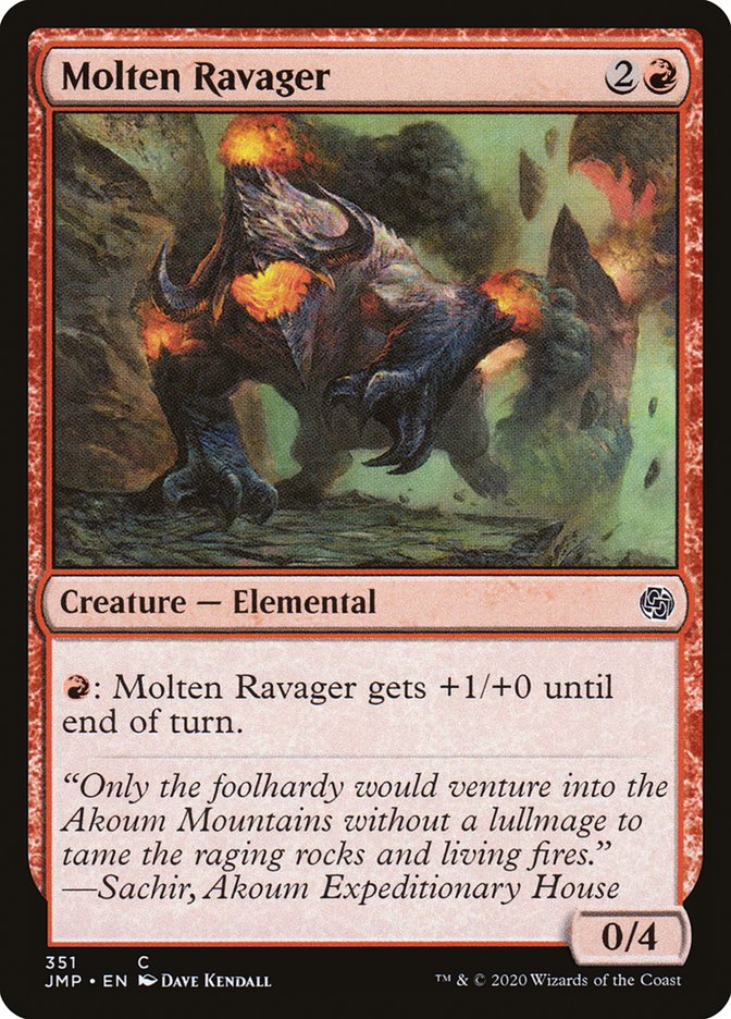 Molten Ravager [Jumpstart] | Kessel Run Games Inc. 