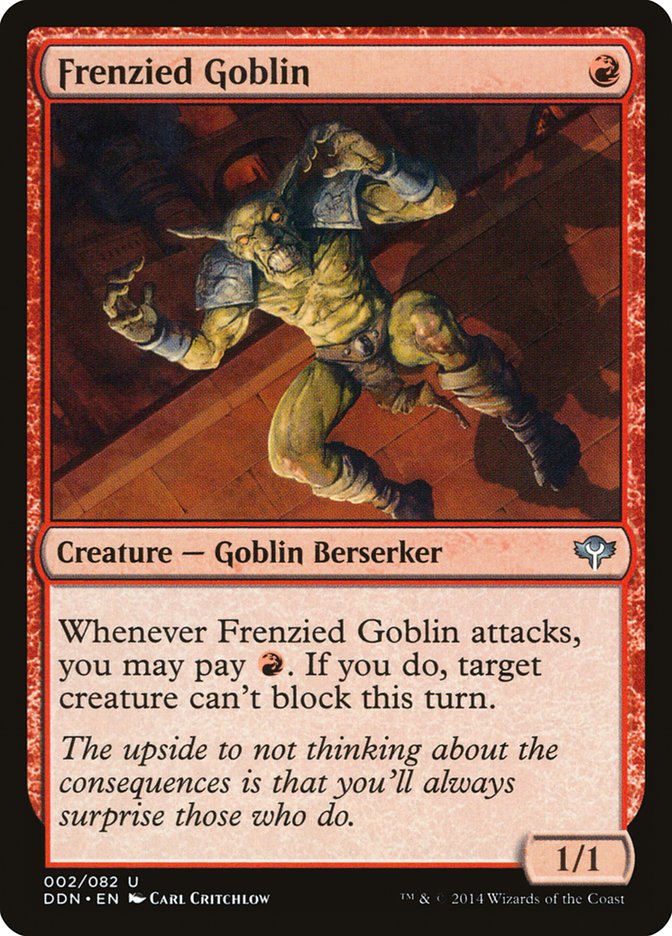 Frenzied Goblin [Duel Decks: Speed vs. Cunning] | Kessel Run Games Inc. 