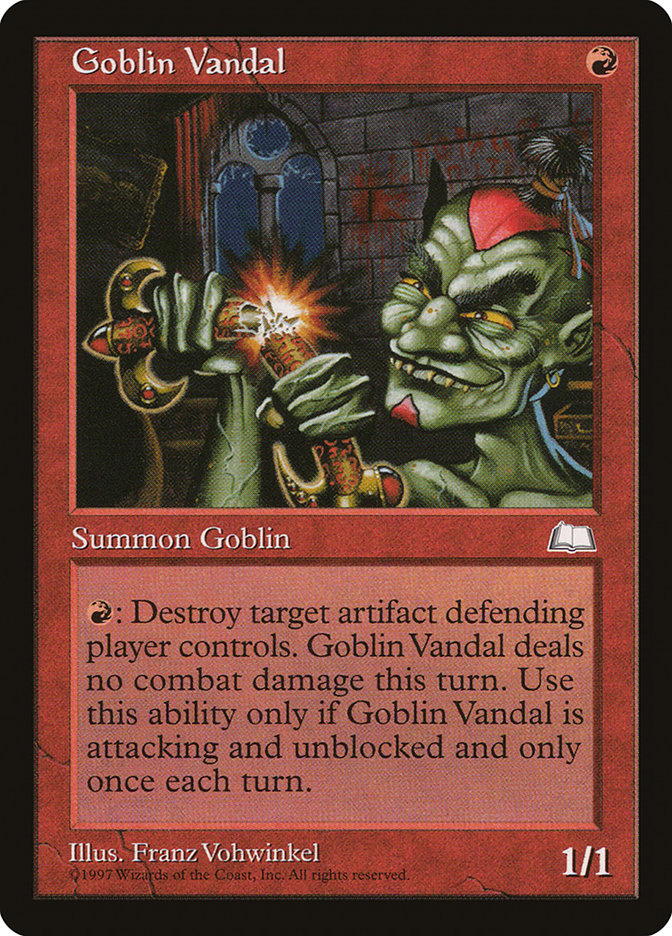 Goblin Vandal [Weatherlight] | Kessel Run Games Inc. 