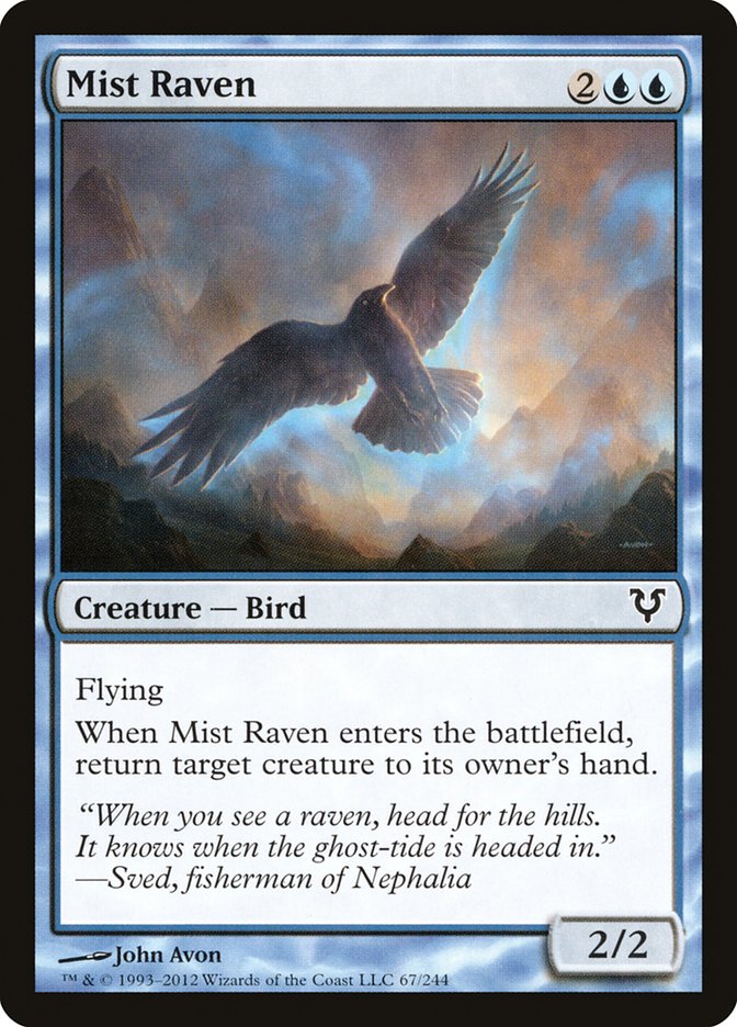 Mist Raven [Avacyn Restored] | Kessel Run Games Inc. 