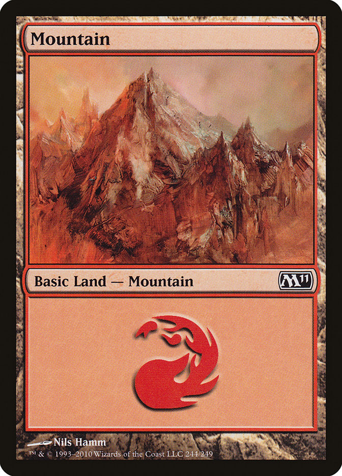 Mountain (244) [Magic 2011] | Kessel Run Games Inc. 