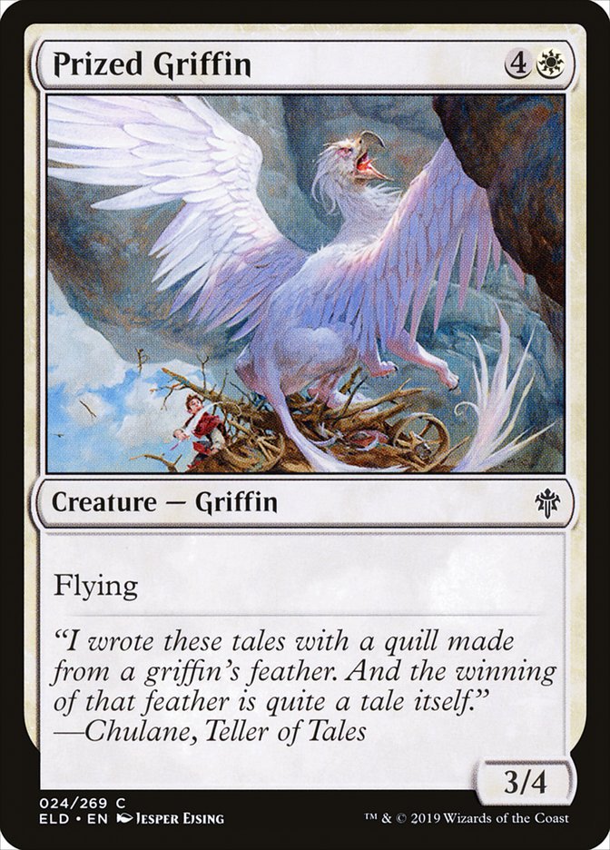 Prized Griffin [Throne of Eldraine] | Kessel Run Games Inc. 