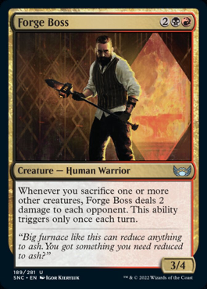 Forge Boss [Streets of New Capenna] | Kessel Run Games Inc. 