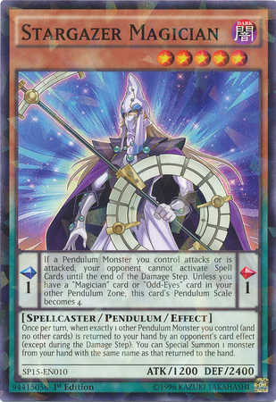 Stargazer Magician [SP15-EN010] Shatterfoil Rare | Kessel Run Games Inc. 