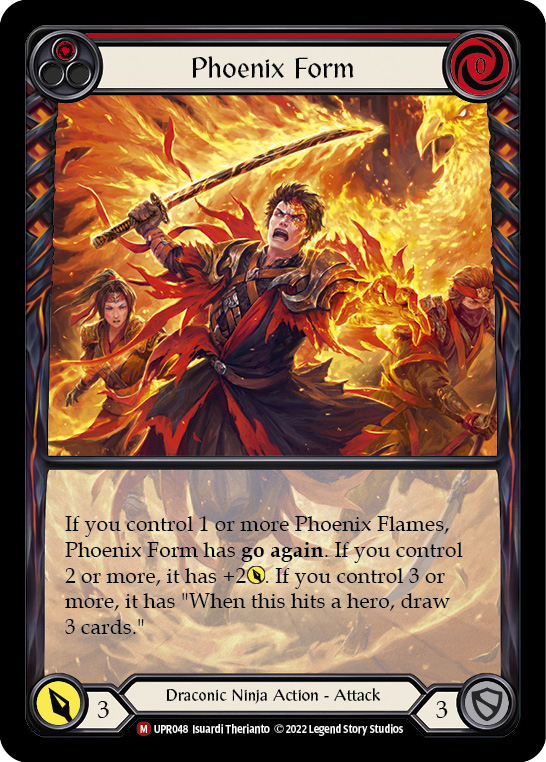 Phoenix Form (Extended Art) [UPR048] (Uprising)  Rainbow Foil | Kessel Run Games Inc. 