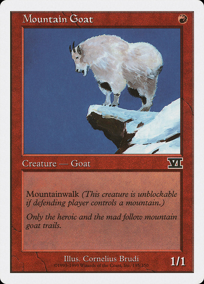 Mountain Goat [Classic Sixth Edition] | Kessel Run Games Inc. 