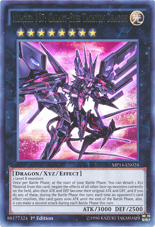 Number 107: Galaxy-Eyes Tachyon Dragon [MP14-EN024] Ultra Rare | Kessel Run Games Inc. 