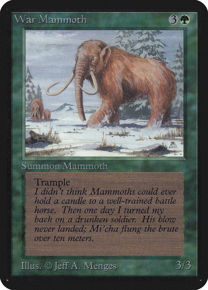 War Mammoth [Alpha Edition] | Kessel Run Games Inc. 