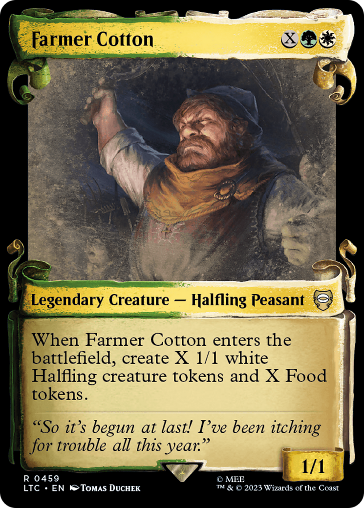 Farmer Cotton [The Lord of the Rings: Tales of Middle-Earth Commander Showcase Scrolls] | Kessel Run Games Inc. 