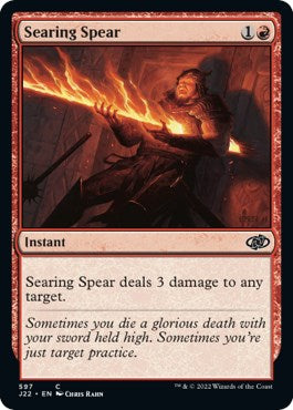 Searing Spear [Jumpstart 2022] | Kessel Run Games Inc. 