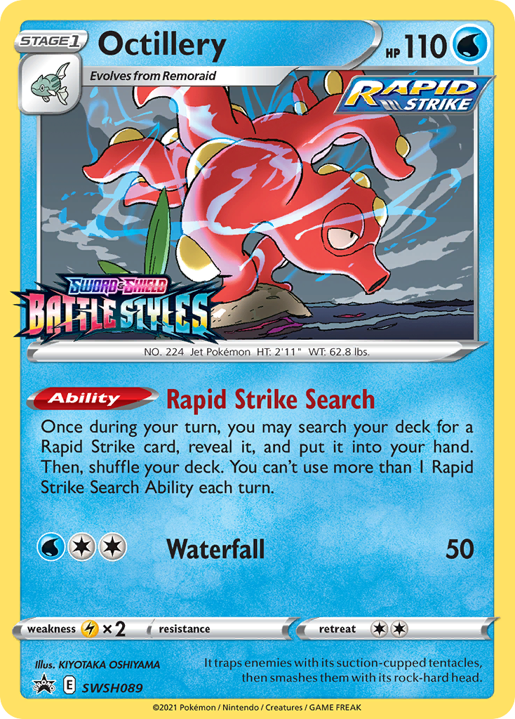 Octillery (SWSH089) (Prerelease Promo) [Sword & Shield: Black Star Promos] | Kessel Run Games Inc. 