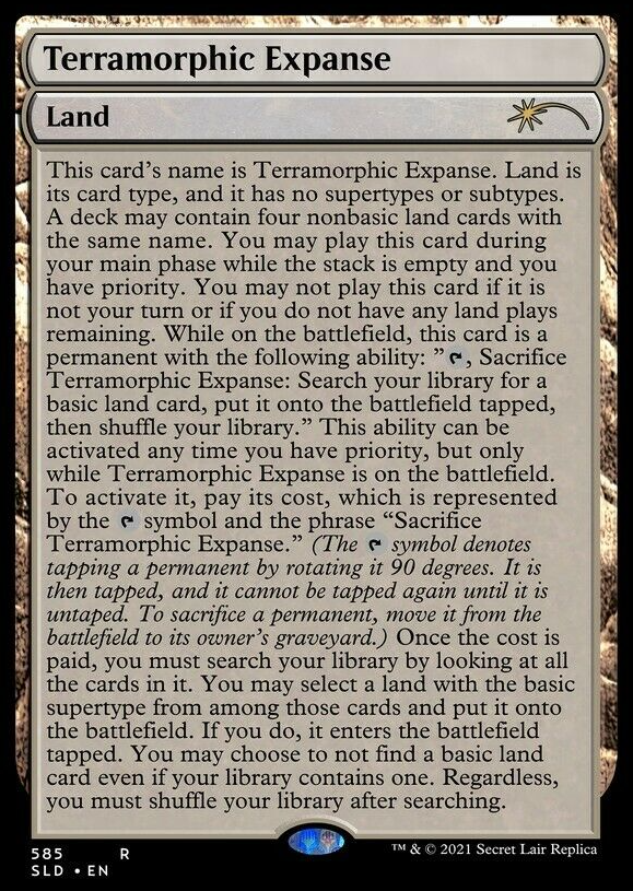 Terramorphic Expanse (Full Text) [Secret Lair Drop Promos] | Kessel Run Games Inc. 