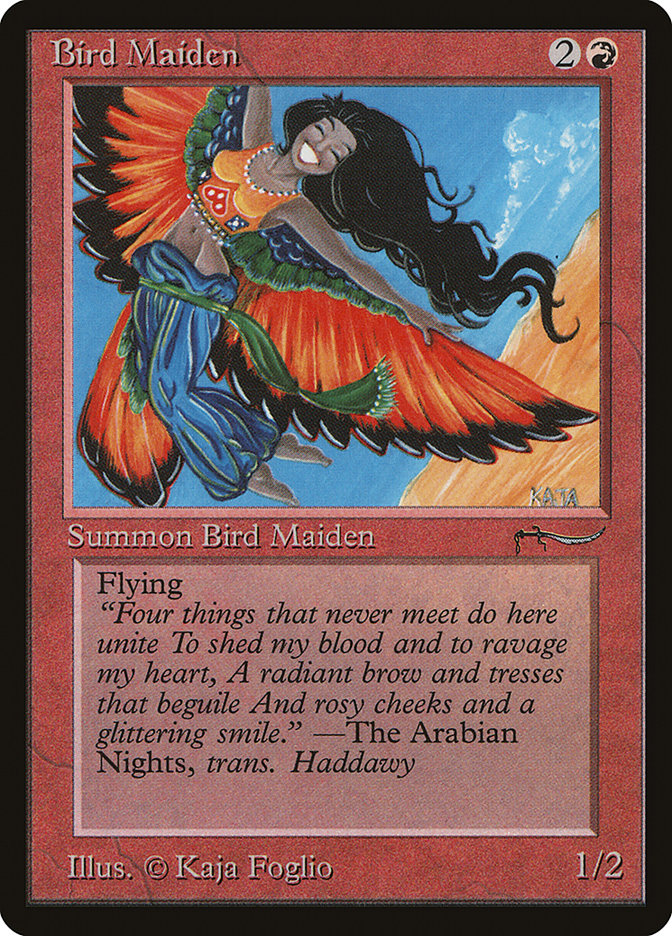 Bird Maiden (Light Mana Cost) [Arabian Nights] | Kessel Run Games Inc. 