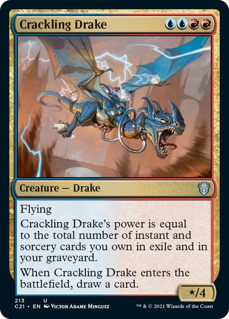 Crackling Drake [Commander 2021] | Kessel Run Games Inc. 