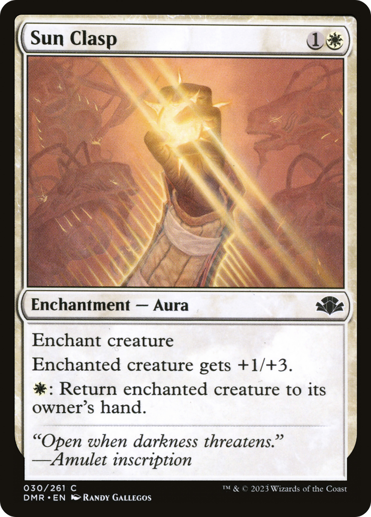 Sun Clasp [Dominaria Remastered] | Kessel Run Games Inc. 