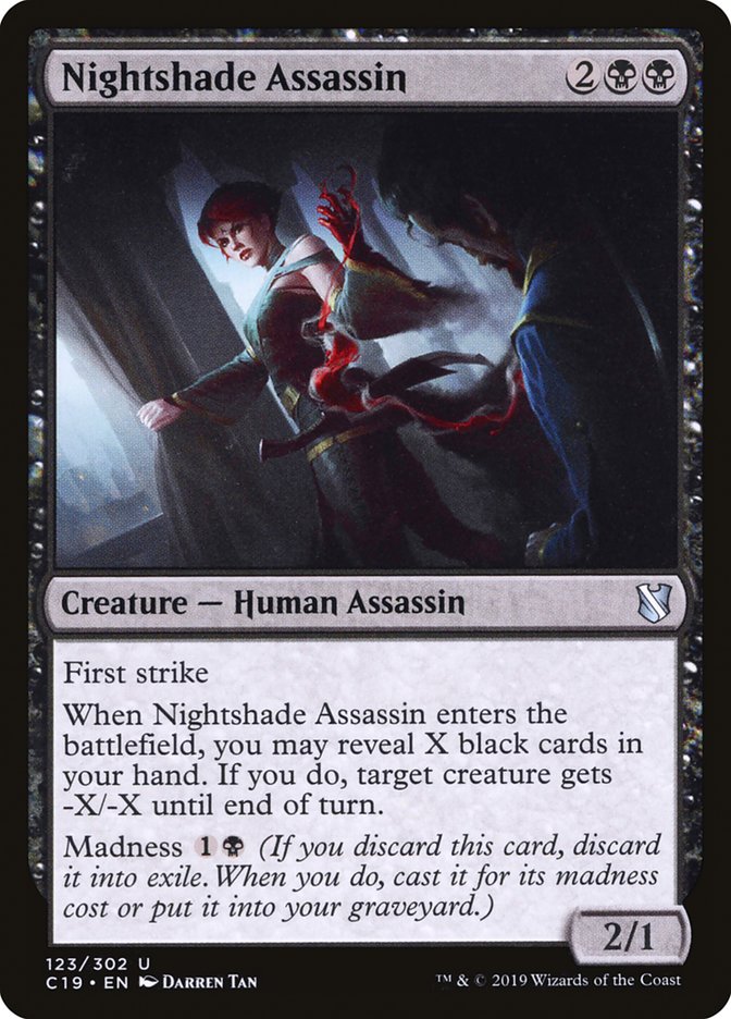 Nightshade Assassin [Commander 2019] | Kessel Run Games Inc. 