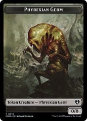 Eldrazi // Phyrexian Germ Double-Sided Token [Commander Masters Tokens] | Kessel Run Games Inc. 