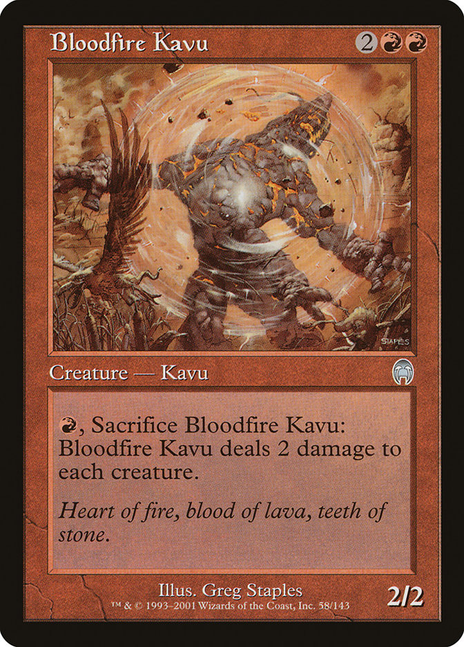 Bloodfire Kavu [Apocalypse] | Kessel Run Games Inc. 