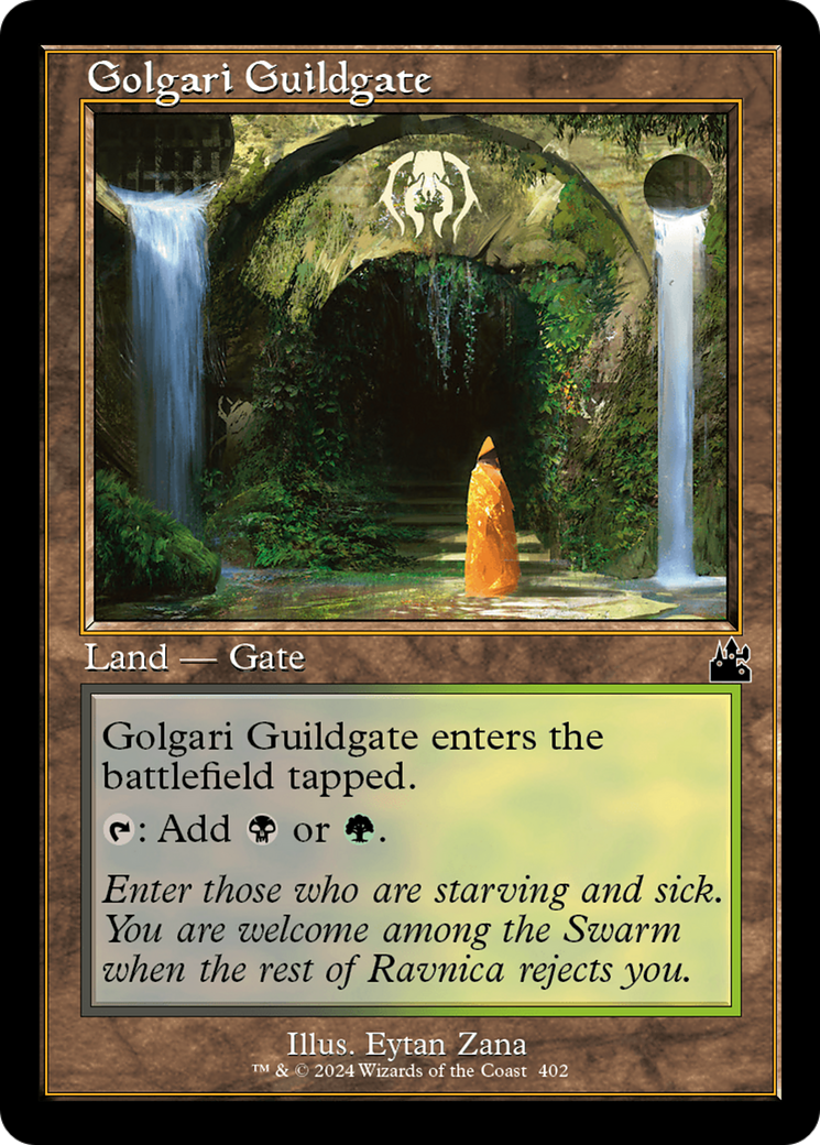Golgari Guildgate (Retro Frame) [Ravnica Remastered] | Kessel Run Games Inc. 