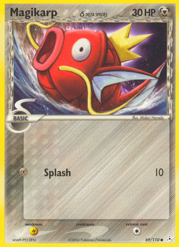 Magikarp (69/110) (Delta Species) [EX: Holon Phantoms] | Kessel Run Games Inc. 