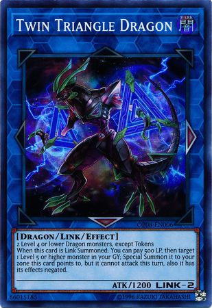 Twin Triangle Dragon [OP08-EN006] Super Rare | Kessel Run Games Inc. 