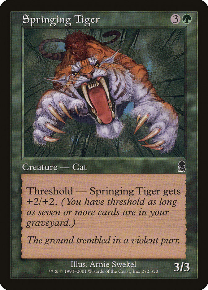 Springing Tiger [Odyssey] | Kessel Run Games Inc. 