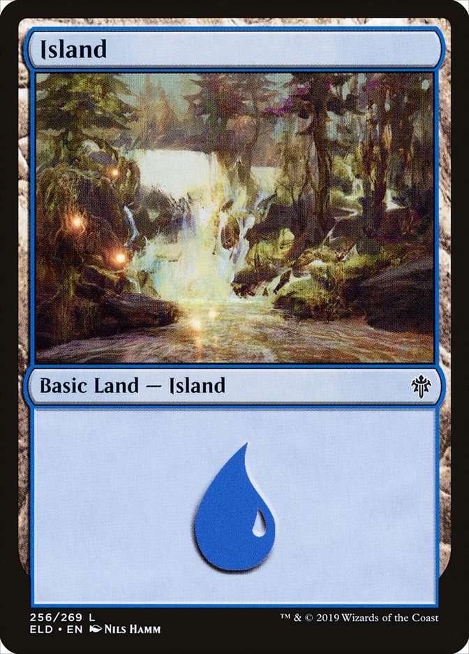 Island (256) [Throne of Eldraine] | Kessel Run Games Inc. 
