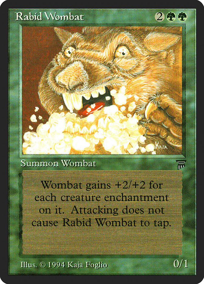 Rabid Wombat [Legends] | Kessel Run Games Inc. 