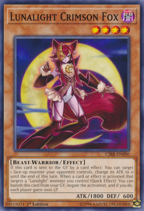 Lunalight Crimson Fox [CIBR-EN090] Common | Kessel Run Games Inc. 